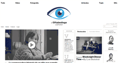 Desktop Screenshot of eloftalmologocurioso.com